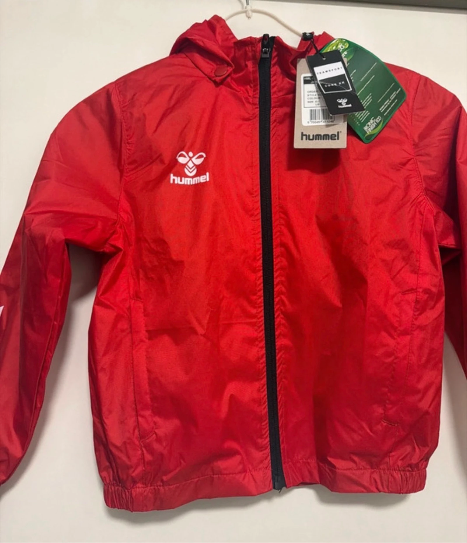 Hummel Jacket Red Size 116 with Removable Hood – photo 2